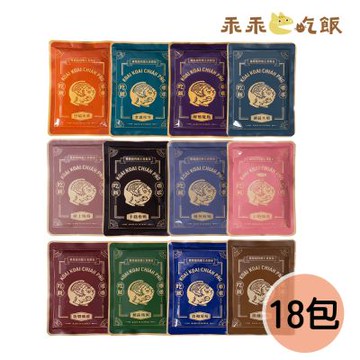 【乖乖吃飯】嚴選超肉感主食餐包100g*18包 貓餐包 貓罐頭 寵物罐頭餐包 濕食