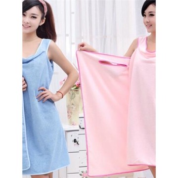 百變浴巾超細纖維可穿浴巾浴袍柔軟吸水洗澡巾男女通用情侶款