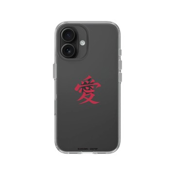 iPhone 16 Clear Case（相機按鈕） 透明 - 火影忍者 Naruto - 我愛羅的愛