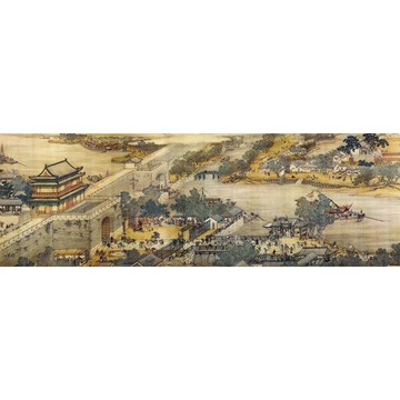 【拼圖貓】HC - 典藏系列-清明上河圖 清院本(局部三~二) 台灣製 950片拼圖 950-010