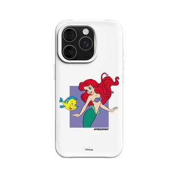 iPhone 16 Pro SolidX 白 - 迪士尼-公主系列 Disney Princess - 公主專屬系列-小美人魚 愛麗兒