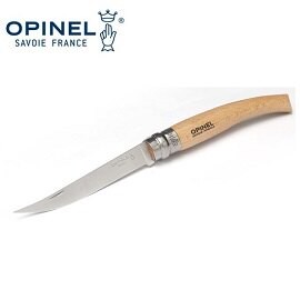 [ OPINEL ]  不鏽鋼細長折刀10 櫸木柄 / 法國刀 / 公司貨 000517