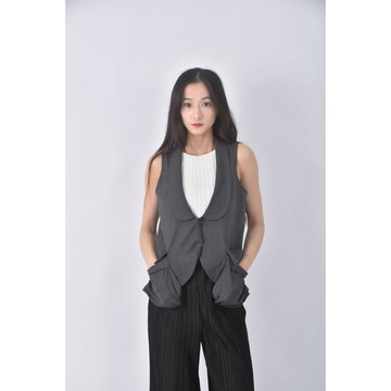 (S) ep西裝背心黑色外套二手衣