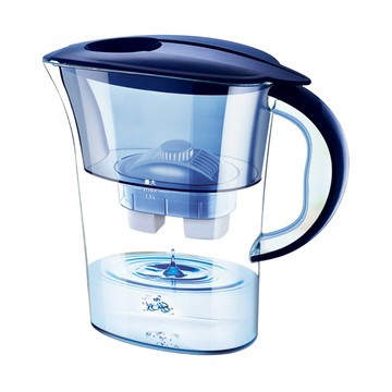 精靈工廠 家用活性碳過濾濾水壺2.5L/附濾芯(1壺1濾芯/冷水壺/廚房淨水壺/淨水壺/飲水壺)(K0292)