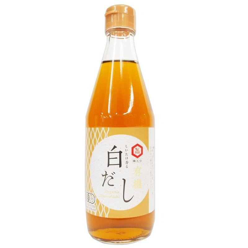 七福醸造 しいたけ香る有機白だし 360ml 3本