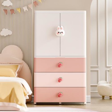 特大加厚寶寶衣柜嬰兒收納柜塑料多層兒童儲物柜小衣櫥衣服整理箱