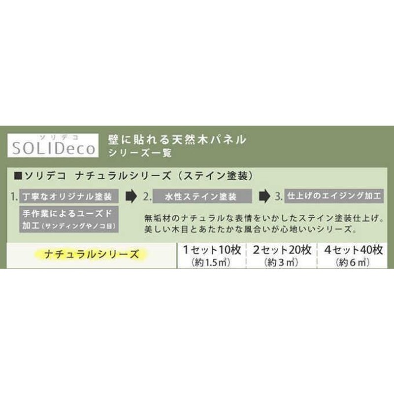 壁材 インテリア おしゃれ 壁紙 ウッド パネル 壁 SOLIDECO 壁に貼る