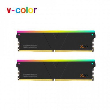 v-colorXSKY DDR5 6000 16GB AMD 1+1(16GB*1+RGB*1) 黑