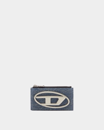 DIESEL 丹寧拉鍊卡片夾 -