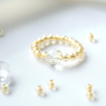 【金鱗】黃阿賽天然水晶戒指│Septetone原創明幻系列 財富事業