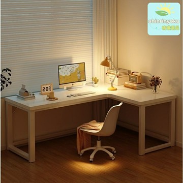 【L型省空間】轉角書桌 電腦桌 辦公桌 學習桌 臺式寫字桌 家用簡約 多層收納 學生臥室書房適用