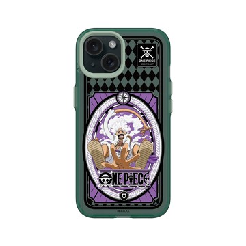 iPhone 15 Clear 憂墨綠 - 航海王 One Piece - Gear 5 - 魯夫覺醒