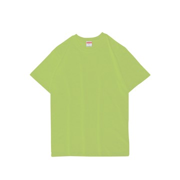 United Athle UA 5001-01 頂級柔棉5.6oz. 成人短T 黃綠 3500101-036 [EW]