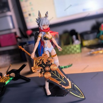 【台灣出貨】3D打印 機娘武器 高達武器 機娘配件 鳴潮 贊妮專武大劍形態 1/12 適配壽屋機娘 核能矩陣 萬代30