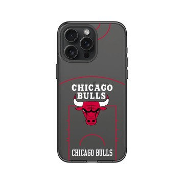 iPhone 15 Pro Max Clear 酷墨灰 - NBA - 球場系列-芝加哥公牛 Chicago Bulls - Court