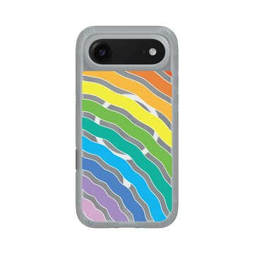 iPhone Air AirX 流變灰 - Positive Vibes / 正好能量 - 彩虹漣漪