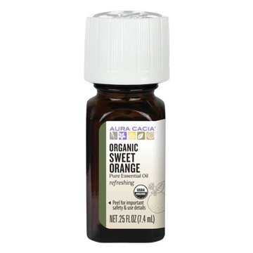 Essential Oil Sweet Orange 0.25 oz by Aura Cacia