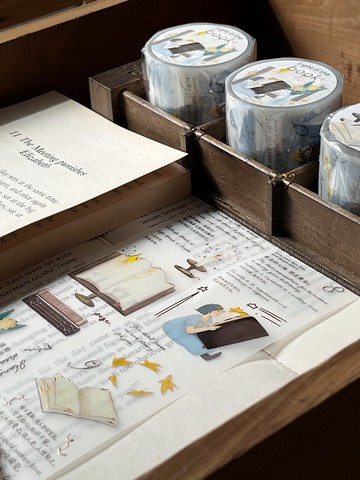 Light in the book _ 霧面PET紙膠帶