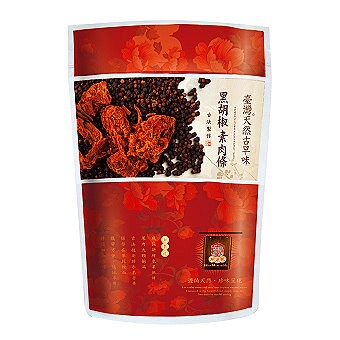 綠源寶   黑胡椒素肉條200公克/包
