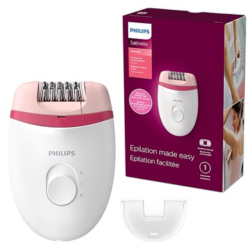 Philips【日本代購】 飛利浦 Beauty Satinelle Essential Compact 除毛器 BRE23504 僅有線使用