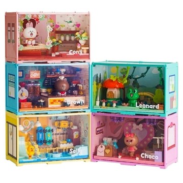 LINE FRIENDS 快閃店限定展示盒｜12星座生日 現貨 生日禮物 交換禮物 聖誕節禮物 驚喜｜ 立鉅生活館