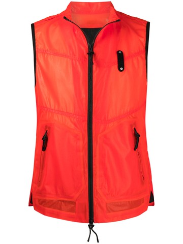 A-COLD-WALL* - Trellick two-way zip gilet - men - Polyamide - S - Orange