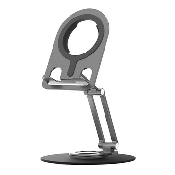 架霸 簡報/教學 支援 MagSafe 手機平板旋轉支架 - 鋁合金  1個  單一商品  黑色