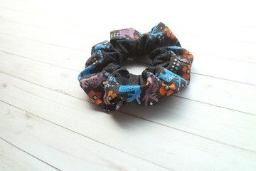 北國秘境 - 大腸圈 髮圈 髮束 雙面使用 手作拼布設計