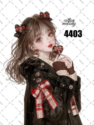 original sticker no.4403 人物貼紙 原創貼紙 原創人物貼紙 裝飾貼紙 cotton melody