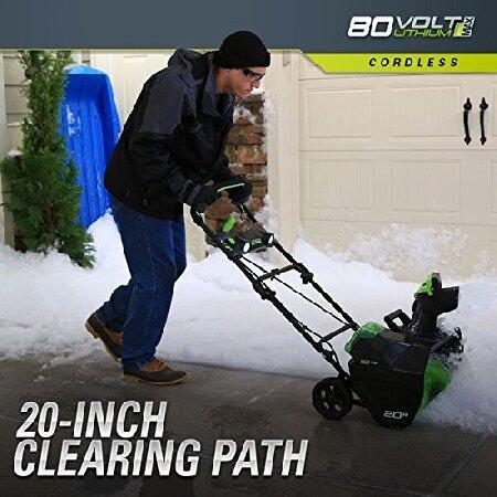 Greenworks Pro 80V 20-Inch Cordless Snow Blower, Tool Only