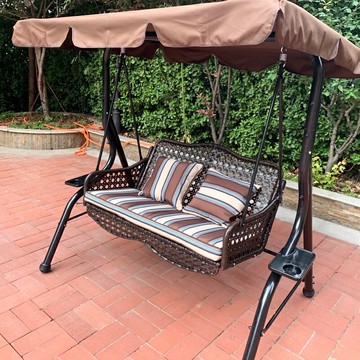 免運！戶外 秋千 搖椅 雙人 吊椅 室外 室內 吊籃 庭院 陽臺 藤椅 成人 鐵藝 藤編 搖籃