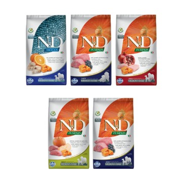 義大利Farmina法米納-天然南瓜/海洋無穀系列-全齡犬-潔牙顆粒 12kg/26.5lb(購買第二件贈送寵物玩具x1包)