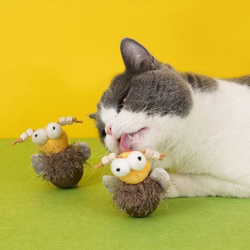 直送商品キャティーマン じゃれ猫ブンブン(ミツバチ) 猫用じゃらし おもちゃ おもちゃ
