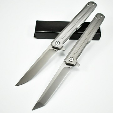 軸承快開折疊刀戶外折刀防身小刀鋒利便攜口袋刀具野營小刀隨身刀鑫弘-戶外運動