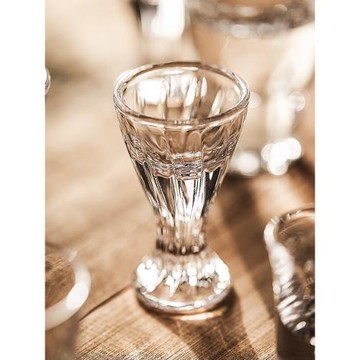 白酒杯家用玻璃酒杯套裝6個洋酒杯子小號一口杯2兩烈酒子彈杯中式