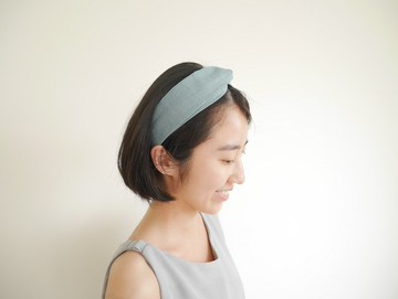 湖水綠清新髮帶