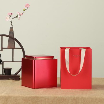 茶葉罐馬口鐵罐高檔一斤裝新會陳皮福鼎白茶通用方形金屬包裝罐子