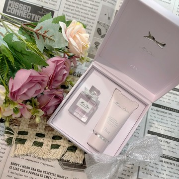 【Dior迪奧】Miss Dior 花漾迪奧 淡香水 精巧兩件禮 禮盒 乳液 玫瑰 佛手柑 牡丹 玫瑰 白麝香公司貨｜夏季推薦⚡專櫃 品牌香氛