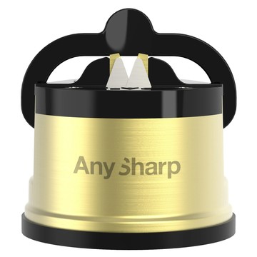 AnySharp 專業吸盤磨刀器【黃銅】Excel Pro