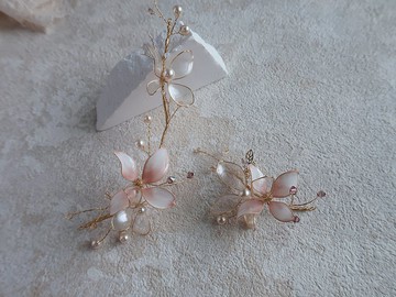 遇見幸福- 水晶花 手作新娘飾品 禮物 新娘頭飾/伴娘配飾