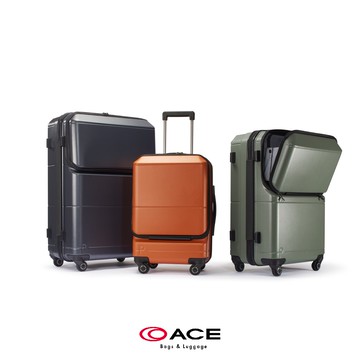 ACE BAGS ＆ LUGGAGE 30吋Pocket liner 2 行李箱(灰藍色 0134412)