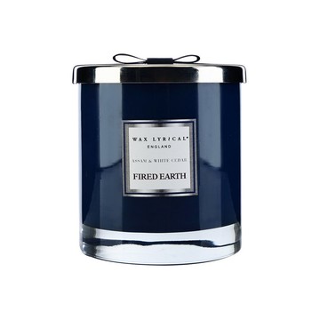 WAX LYRICAL 阿薩姆與白雪松 75hr雙蕊玻璃蠟燭