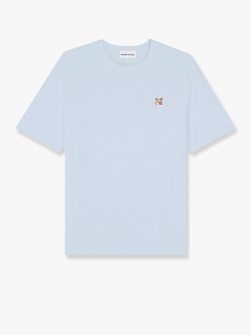 Cotton t-shirt with fox head  patch - MAISON KITSUNE - gender_Man