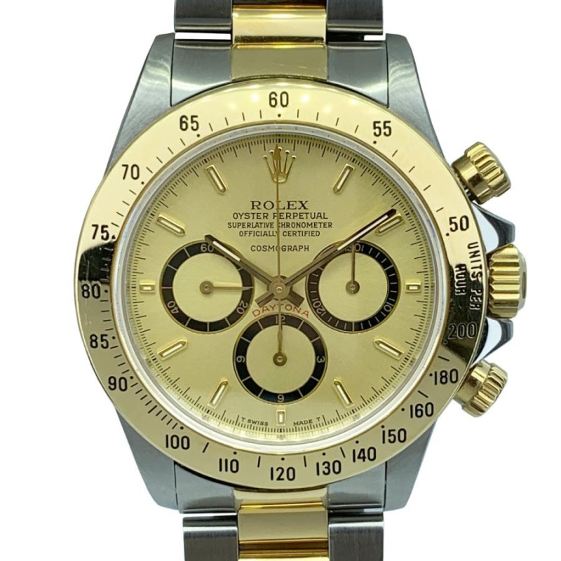 期間限定値下げ ROLEX ロレックス 16523 Cosmograph Daytona コスモグラフ デイトナ ゴールド 自動巻 メンズ L番  200タキメーター | LINEブランドカタログ