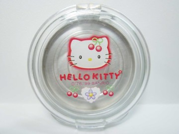 【震撼精品百貨】Hello Kitty 凱蒂貓~口紅盒口紅盤唇蜜盒粉餅盒空盒『櫻桃』M