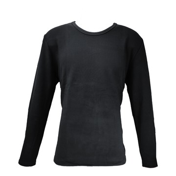 男德絨圓領厚保暖衣-K810-黑色-L-2件