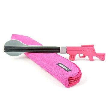 WAGAii｜來福筷都會時尚款/環保筷/餐具-魅力紅  5in1