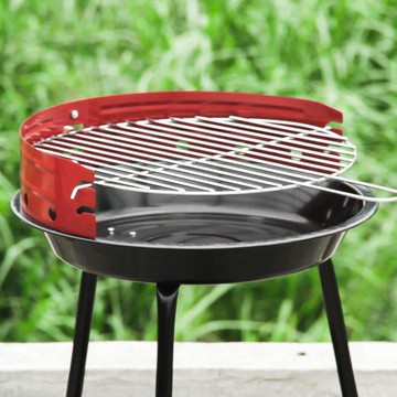 【免運/可開票】燒烤網 燒烤爐 烤魚爐 烤肉爐 圓形燒烤爐取暖家用便攜露營無煙燒烤爐家庭室內戶外可拆卸燒烤架