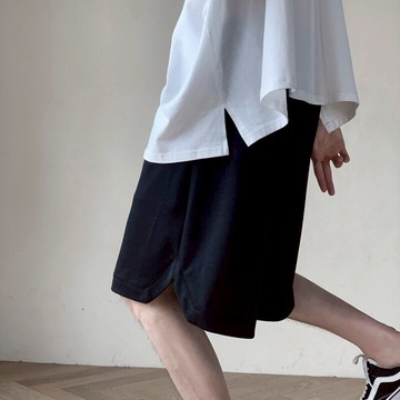 夏季薄款短褲男寬松ins港風休閑中褲百搭學生潮牌五分褲子大褲衩