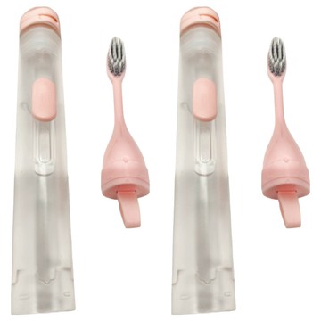 Etravel 旅行牙刷組-粉色  62g  2組